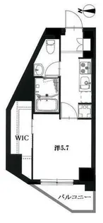 パークフラッツ津田沼【3階】の間取り