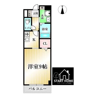 エスポワールらん【3階】の間取り