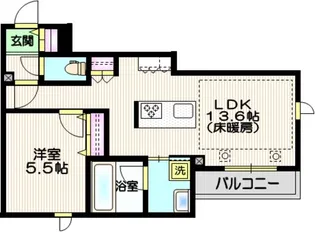 ピア 氷川参道【3階】の間取り