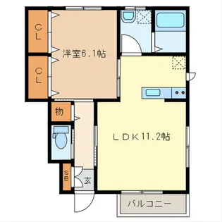 Arbre【1階】の間取り