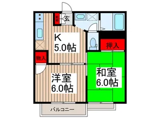 ラプラスシマA棟.【2階】の間取り