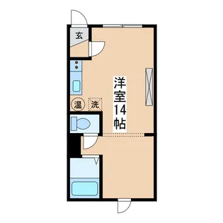 パークサイド貴【1階】の間取り