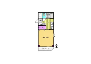 グランドヴィラ松永【6階】の間取り