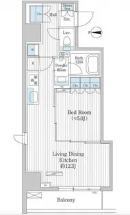 グレイスリヴィエール東京八丁堀【10階】の間取り