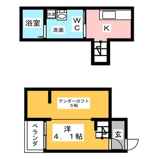 オー・ルージュ【2階】の間取り