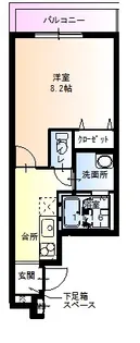 フジパレス新深江V番館【1階】の間取り