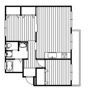 柏町団地13号棟【2階】の間取り