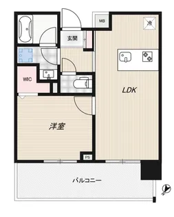 RIDGE豊洲【3階】の間取り