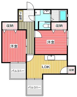 タックワンジュモン【5階】の間取り