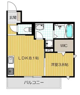 ブラン シェトワ【2階】の間取り