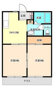 フレグランスエリカ【1階】の間取り