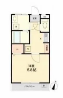 中銀青木公園団地3号棟【3階】の間取り