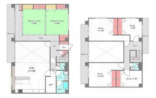ラ・フォーレ高井田【6階】の間取り