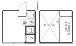 レジデンス本町【2階】の間取り