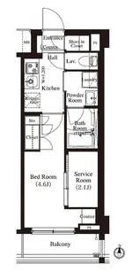 アーバンパーク住吉【5階】の間取り