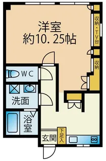 ヒルズ隆昌【3階】の間取り