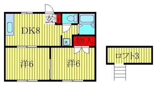 東千葉第9レジデンス【1階】の間取り