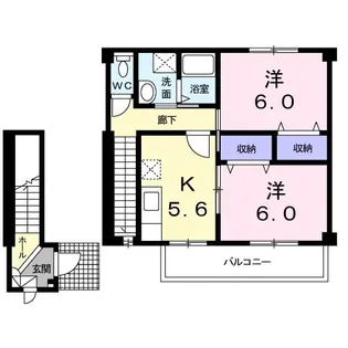 ルミエール【2階】の間取り