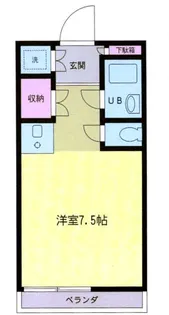 フローラル元木【2階】の間取り