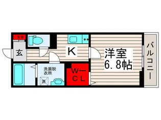 ルミエール・扇【3階】の間取り