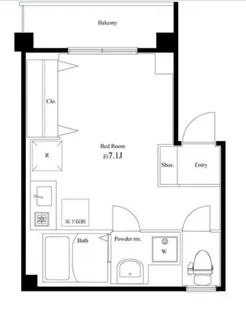 VEXA下目黒【1階】の間取り