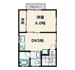 ROOMY向山II【2階】の間取り