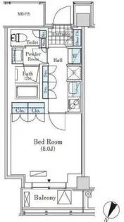 メルクマール京王笹塚レジデンス【12階】の間取り