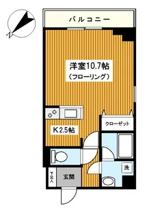 S&Sマリーンヨコハマ【5階】の間取り