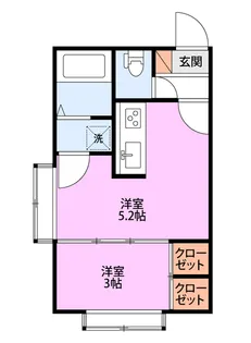 マイ・スイート・ホーム【2階】の間取り