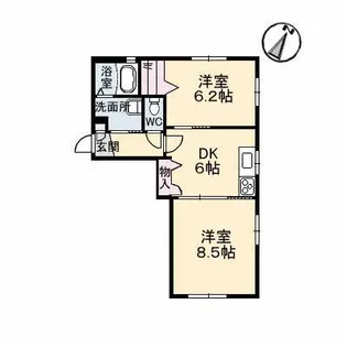 ベノア【1階】の間取り