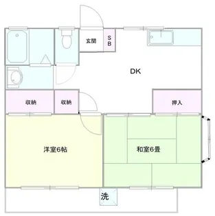 コーポラスIII【1階】の間取り