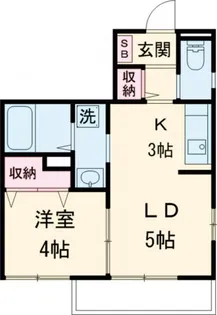 エルメゾンイシイ F【1階】の間取り