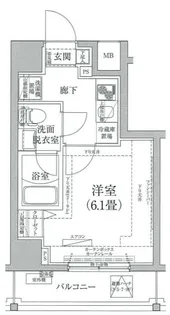 アイルイマージュ弘明寺【5階】の間取り