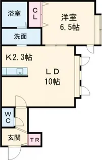 ニューエスパニア10【1階】の間取り