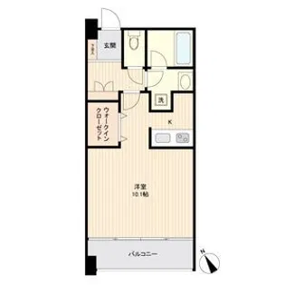 アーバンフラッツ榴ヶ岡【10階】の間取り