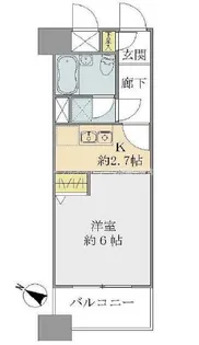 ライオンズマンション新潟古町【4階】の間取り