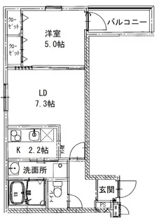 フジ丸高 東上野芝町【3階】の間取り