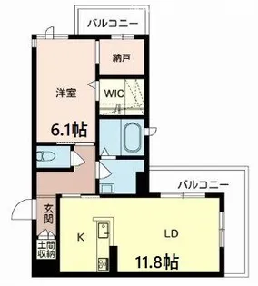 シャーメゾン ソレイユ【3階】の間取り