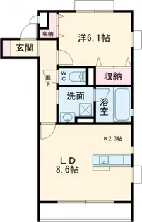 フォーリア【2階】の間取り