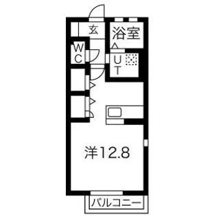 ディアコートさやか【2階】の間取り