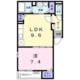 ソレイユメゾン【2階】の間取り