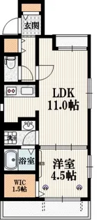 メッツァ・杉【2階】の間取り