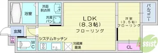 マイティ松が丘【2階】の間取り