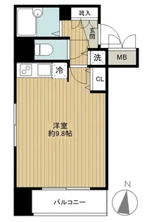 エルミタージュ桜台駅前【5階】の間取り