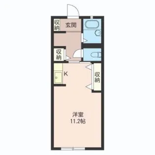 ドルフ湘南II【1階】の間取り