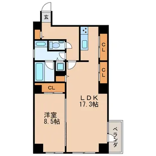 VIVACE【6階】の間取り