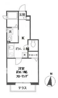 ブリリアンテ【1階】の間取り
