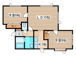 グランシャリオ【1階】の間取り