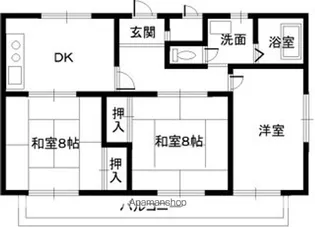 EREA伏虎【7階】の間取り