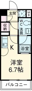 サンセール与野本町【1階】の間取り